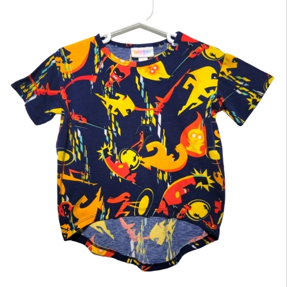 LuLaRoe Disney The Incredibles Girl's Gracie Top Size 2 (2-4) - Picture 1 of 5